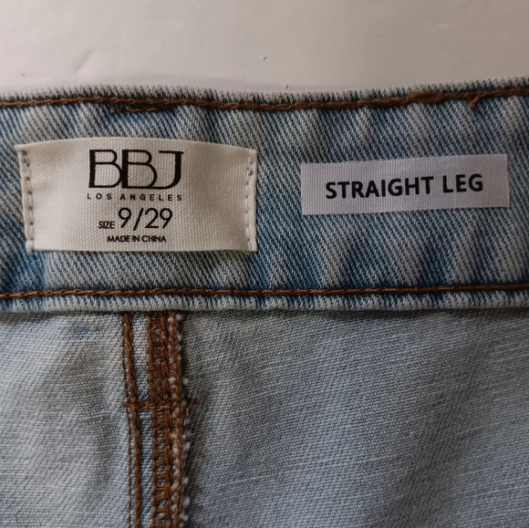 BB Jeans women's cargo pants,straight leg,Low rise,Ligh Blue,sz 9/29, Cotton. - Picture 10 of 17